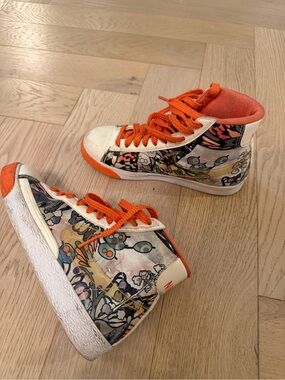 Nike Blazer Mid graffiti/art-print high-tops